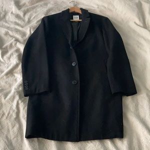 Gap Black Wool Blend Coat